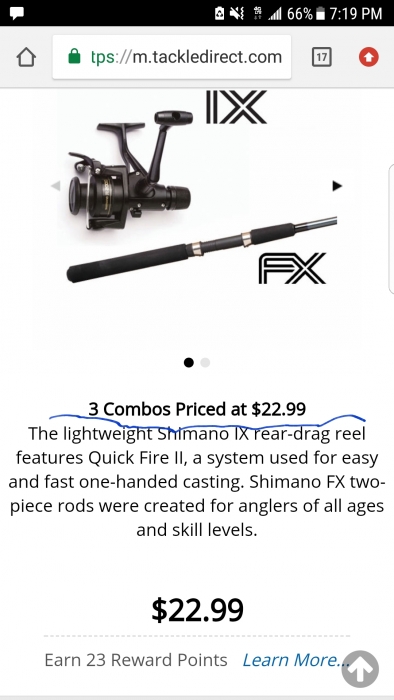 Shimano IX/FX Spinning Combos - TackleDirect